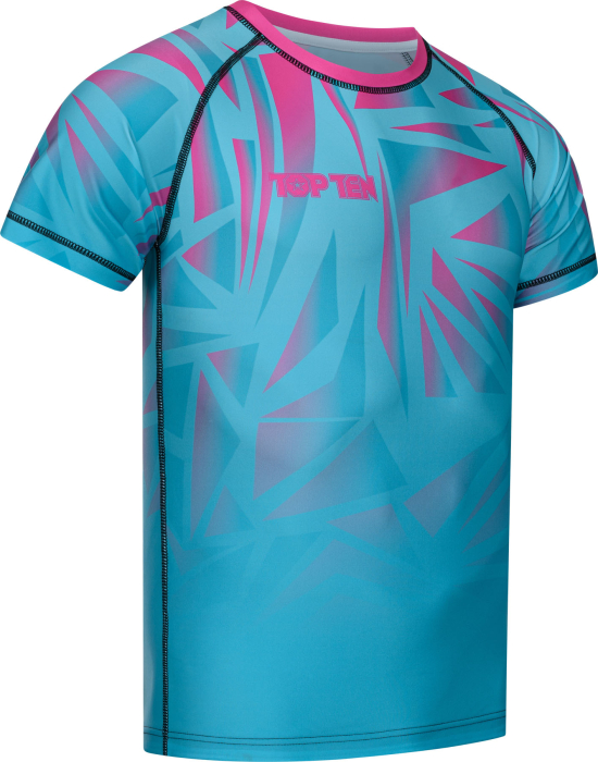 Rash Guard “Borrado” - turquoise-pink, size L [2]