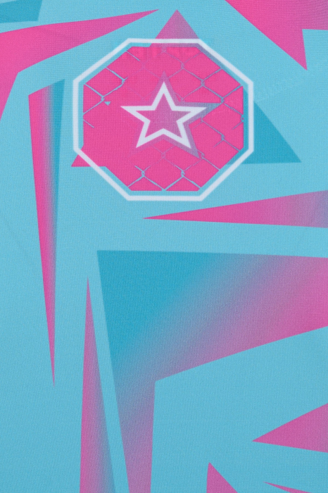 Rash Guard “Borrado” - turquoise-pink, size L [7]