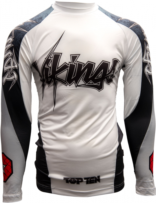Rash Guard „Vikings” - maneca lunga, alb, dimensiunea XXL [1]