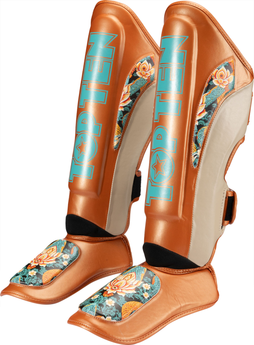 shin- and instep guard "Ryu del Mar" - orange, size XL [3]