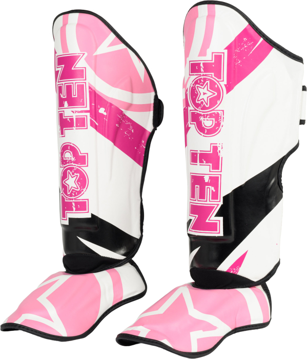 Shin- and Instep Guard “Urban Arts” - pink-white, size XL [3]