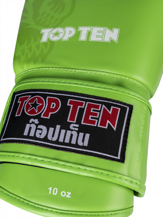 Manusi de sparring IFMA, „Ajarn”, Omologate IFMA, Top Ten, Verde, 12 OZ [2]