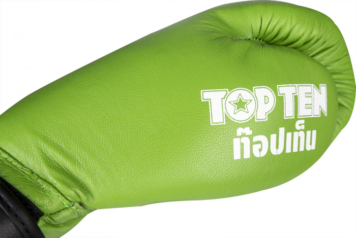 Manusi sparring „Ajarn”, Omologate IFMA, Top Ten, Verde, 12 oz [7]