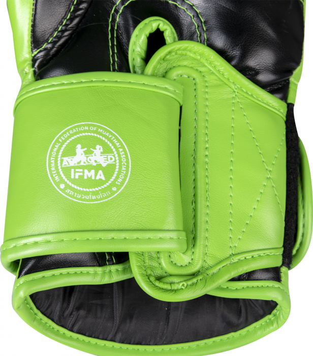 Manusi de sparring IFMA, „Ajarn”, Omologate IFMA, Top Ten, Verde, 12 OZ [4]