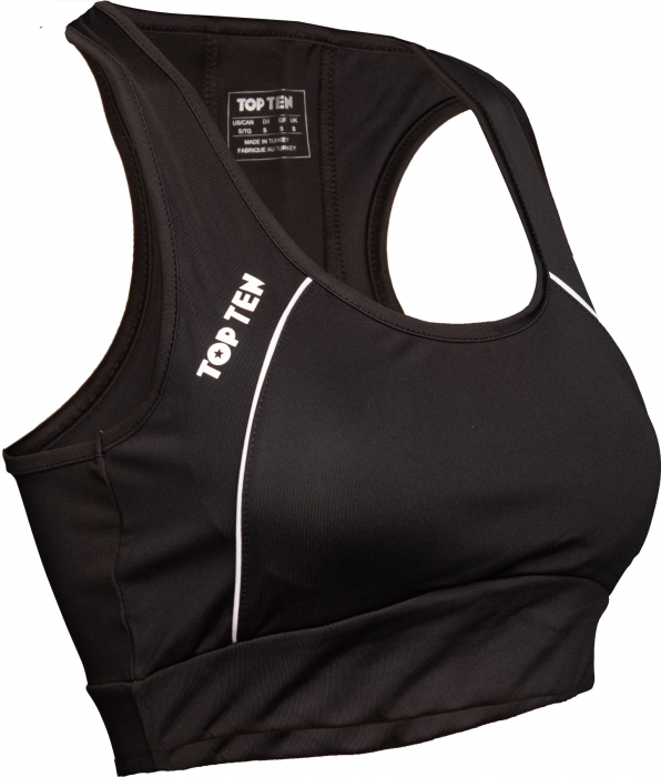 Sutien sport „Black Night”, Top Ten, Negru, Lycra și poliester, mărimea S [2]