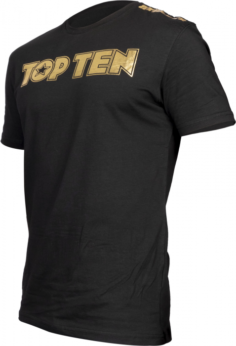 Tricou “Athlete” - negru-auriu, marimea M, cu eticheta WAKO [5]