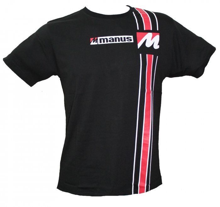 Tricou Manus, Negru-Rosu, XL [1]