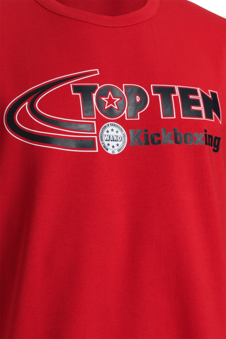 Tricou "Elastic Kickboxing" - rosu, marime M [5]
