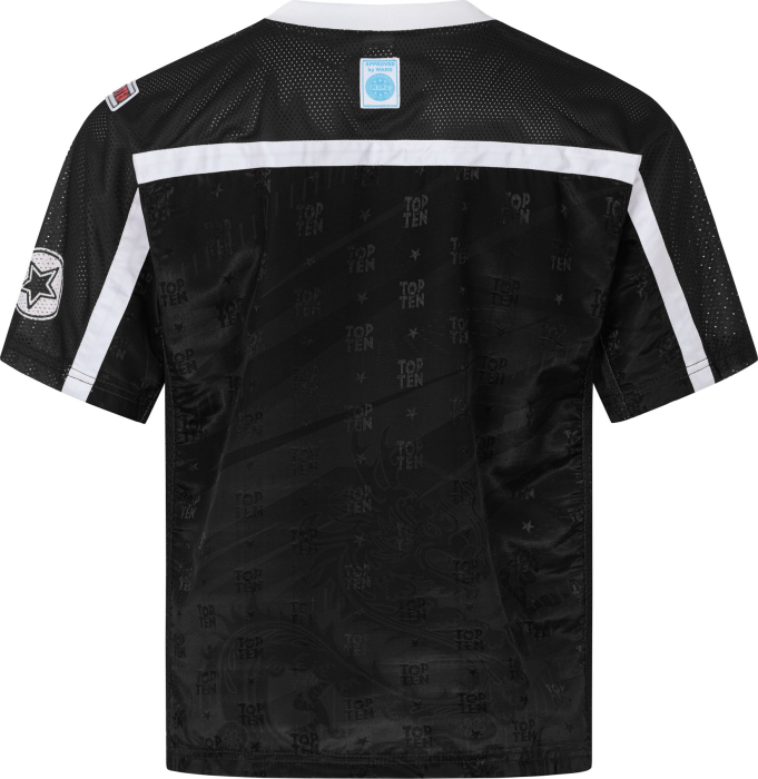 T-Shirt for kickboxing "Legacy25" - black, size XXS, with V-neck [4]