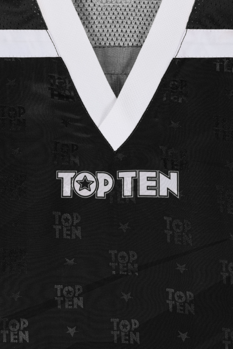 T-Shirt for kickboxing "Legacy25" - black, size XXS, with V-neck [6]