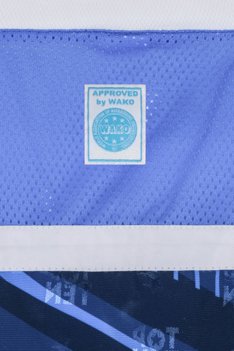 T-Shirt for kickboxing "Legacy25" - blue, size XS, with V-neck [5]