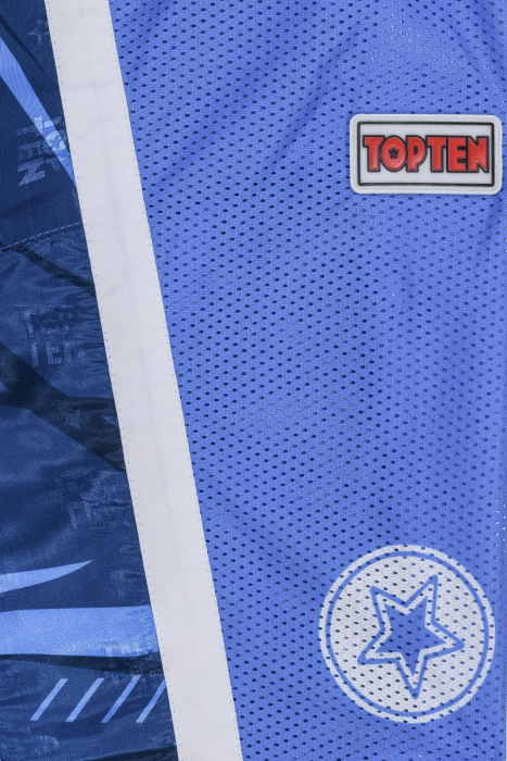 T-Shirt for kickboxing "Legacy25" - blue, size XS, with V-neck [7]