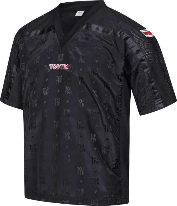 Tricou kickboxing “Mesh” - negru, marimea 110, cu eticheta WAKO  [3]