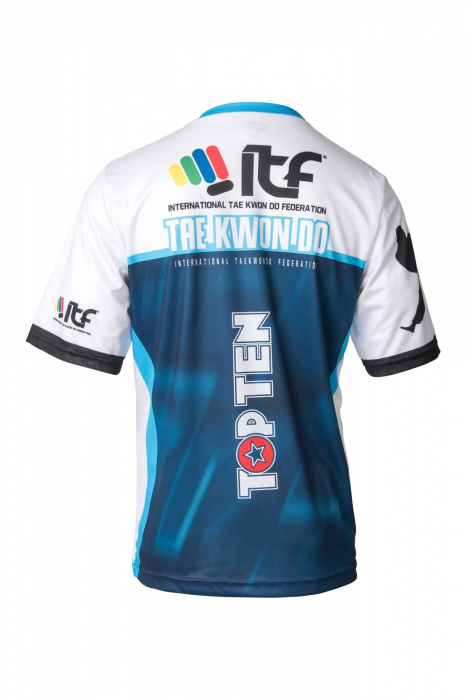 T-Shirt “ITF” - blue-white, size XXL [2]