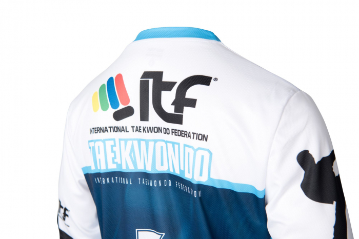 T-Shirt “ITF” - blue-white, size XXL [4]