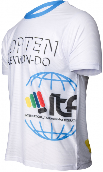 Tricou “ITF Shadow”, Top Ten, Alb, M [3]