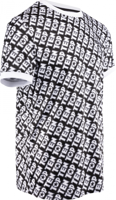 Tricou “Monogram” - Negru/Alb, marime L [2]