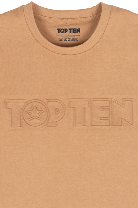 T-Shirt "TOP TEN Signet" - beige, size XL [5]