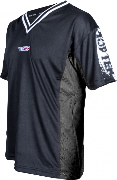 Tricou, gat V pentru kickboxing „slimfit”-negru, M = 170 cm [2]