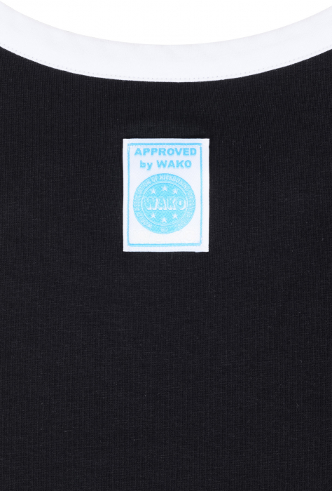 Tricou “WAKO Kick Light” basic - negru, marime M [5]