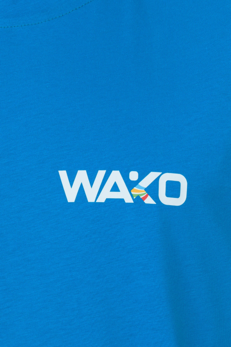 T-shirt "WAKO Kick Light" basic - blue, size M [5]