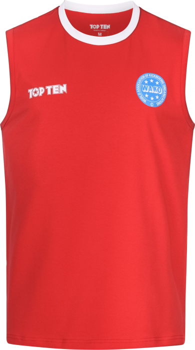 Tricou “WAKO Kick Light” basic - rosu, marime S [1]