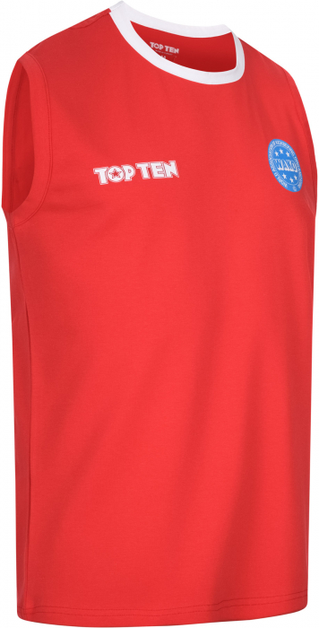 Tricou “WAKO Kick Light” basic - rosu, marime S [2]