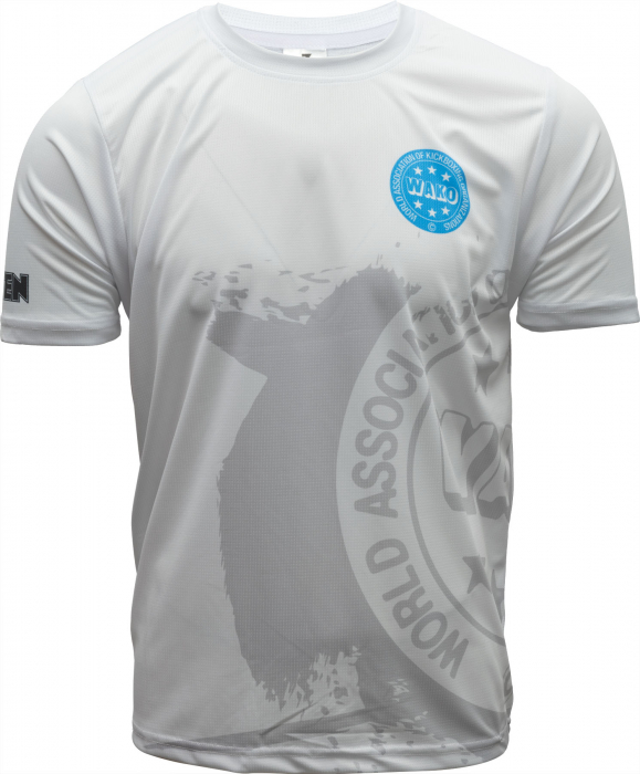 Tricou “WAKO Shadow” - Alb, marime XL, cu eticheta WAKO [1]