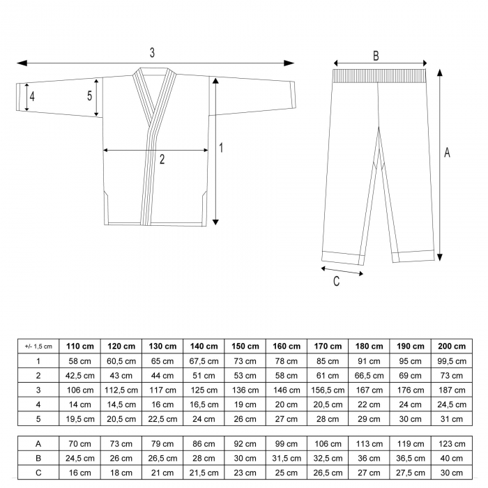 Taekwon-Do Dobok "Taeguk" (cu backprint) - Hayashi, Alb [3]