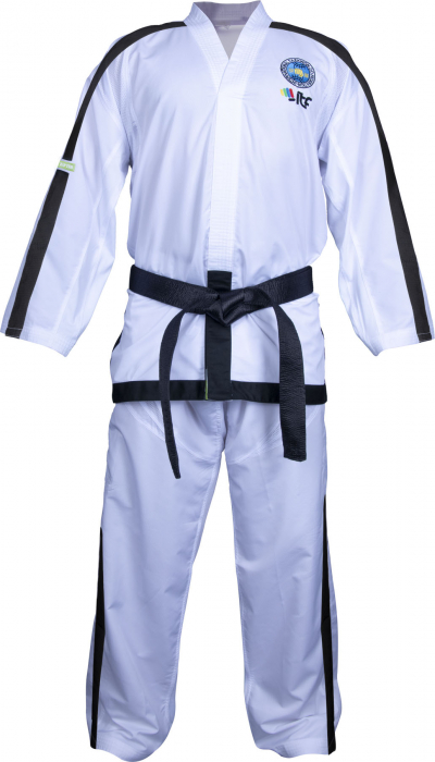 Taekwon-Do Instructor Dobok “Green” (4. - 6. Dan), Top Ten, aprobat I.T.F., 180 cm [2]