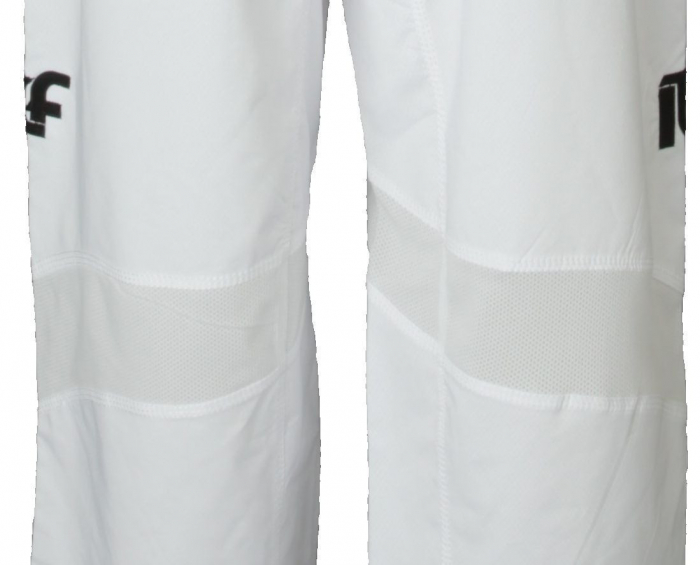 Dobok Instructor, Premium Gold, aprobat ITF, Top Ten, Alb, 4-6 Dan, 190 cm [8]
