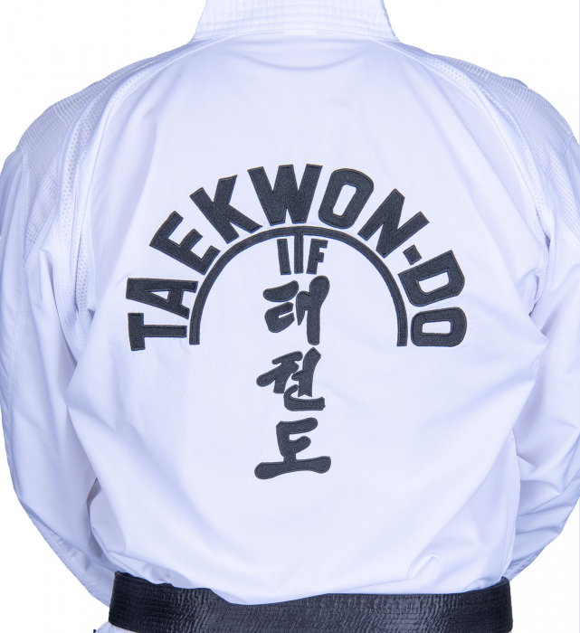 Dobok Taekwon-do Master „ECO” omologat ITF, Top Ten, Alb, 190 Cm [5]