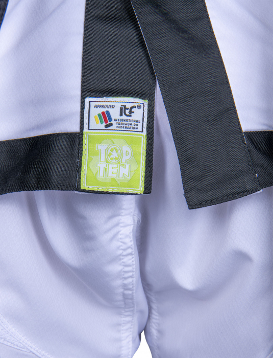 Dobok Taekwon-do Master „ECO” omologat ITF, Top Ten, Alb, 190 Cm [9]