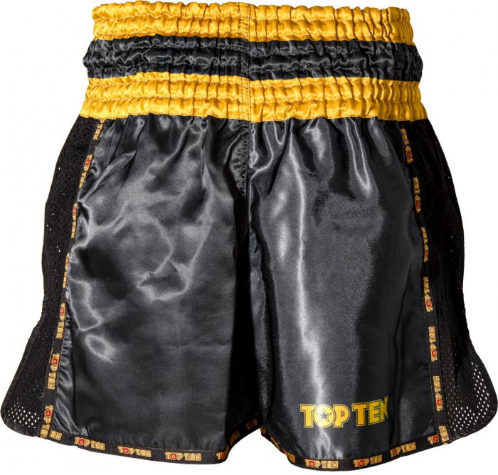 Short Thaibox, Top Ten, model "Star", aprobat WAKO, negru auriu, L [2]