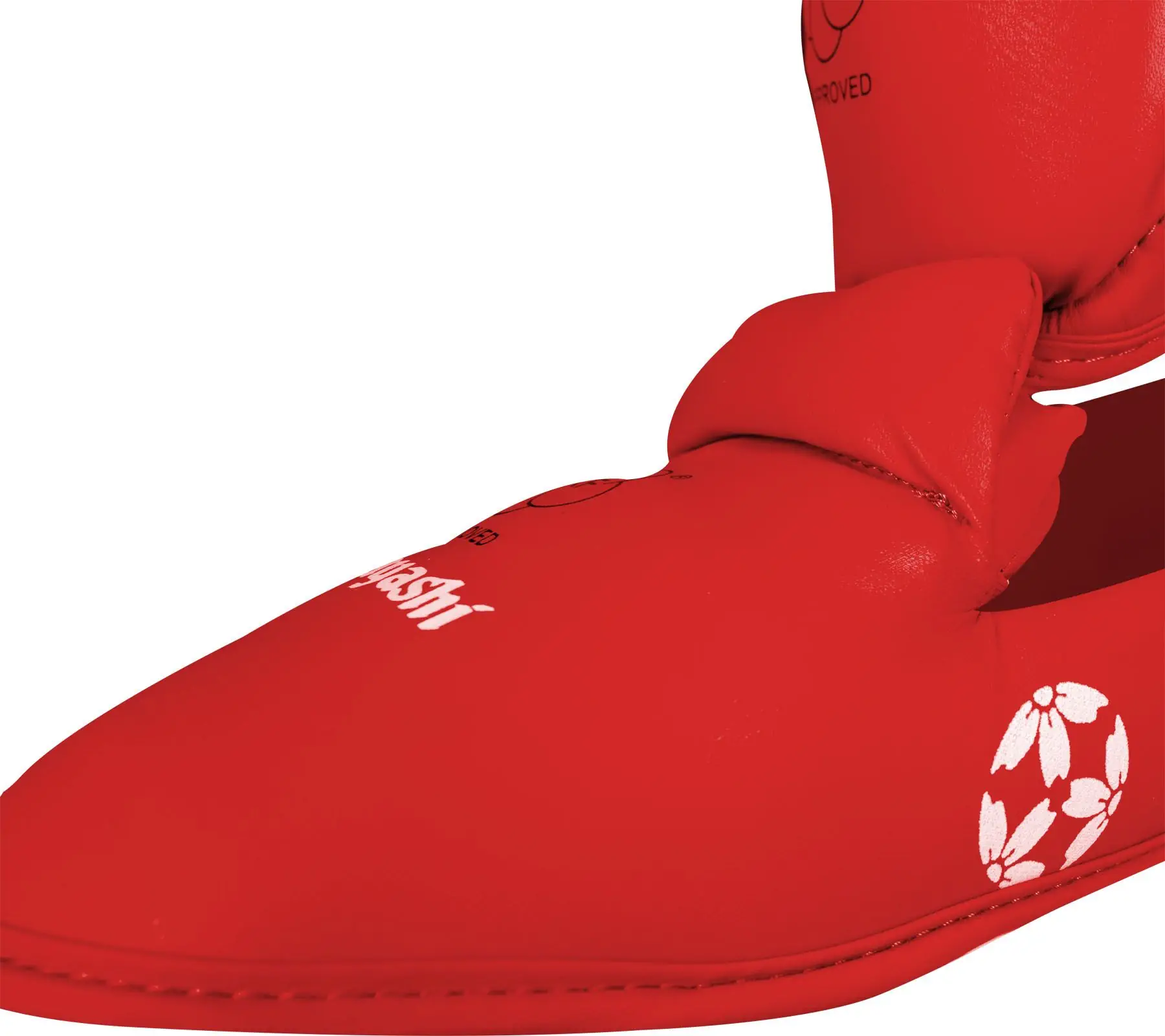 Tibiera Karate si Protectie, aprobat WKF - rosu, dimensiunea XXL [5]