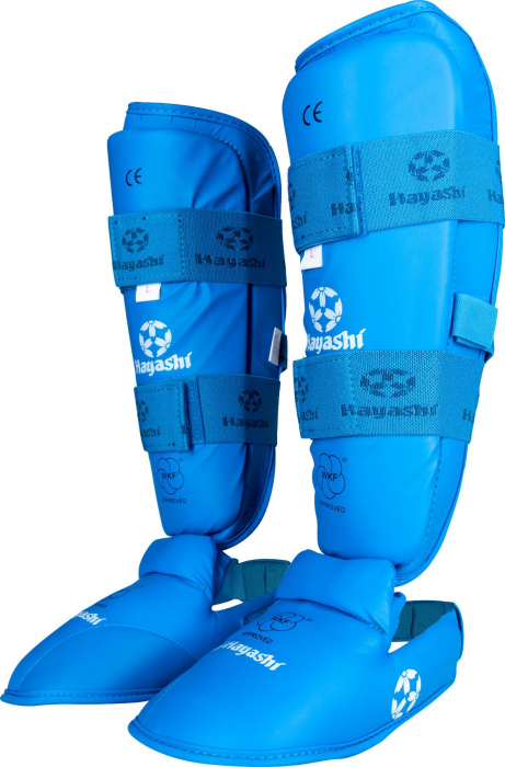 Tibiera Karate si Protectie, aprobat WKF - albastru, dimensiunea M [4]
