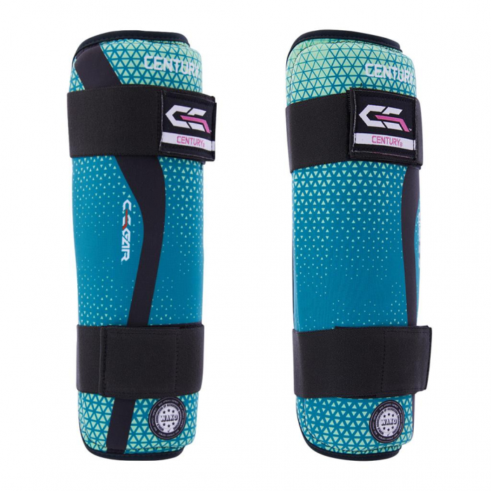 Tibiere lavabile C-GEAR Sport Discipline  (aprobate WAKO) turcuaz, junior [3]