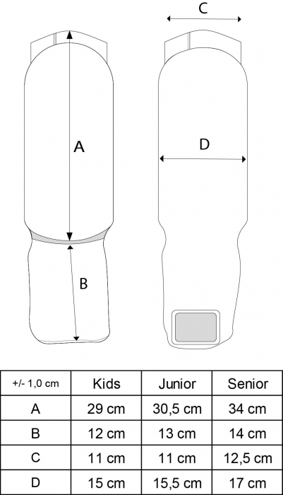 Shin and Instep Guard - Senior, white [2]