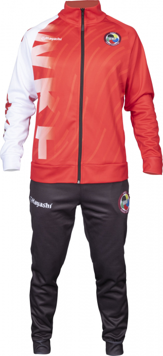 Trainingsanzug „WKF Drift” - Schwarz -Rot, Gr. S [1]