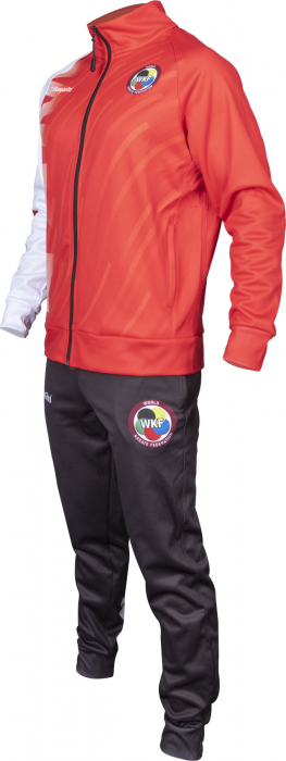 Trainingsanzug „WKF Drift” - Schwarz -Rot, Gr. XS [3]