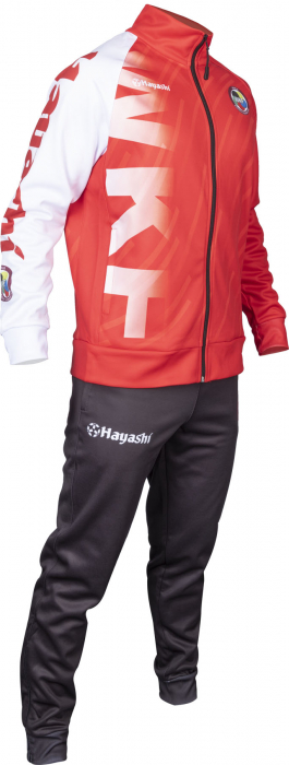 Trainingsanzug „WKF Drift” - Schwarz -Rot, Gr. XS [2]