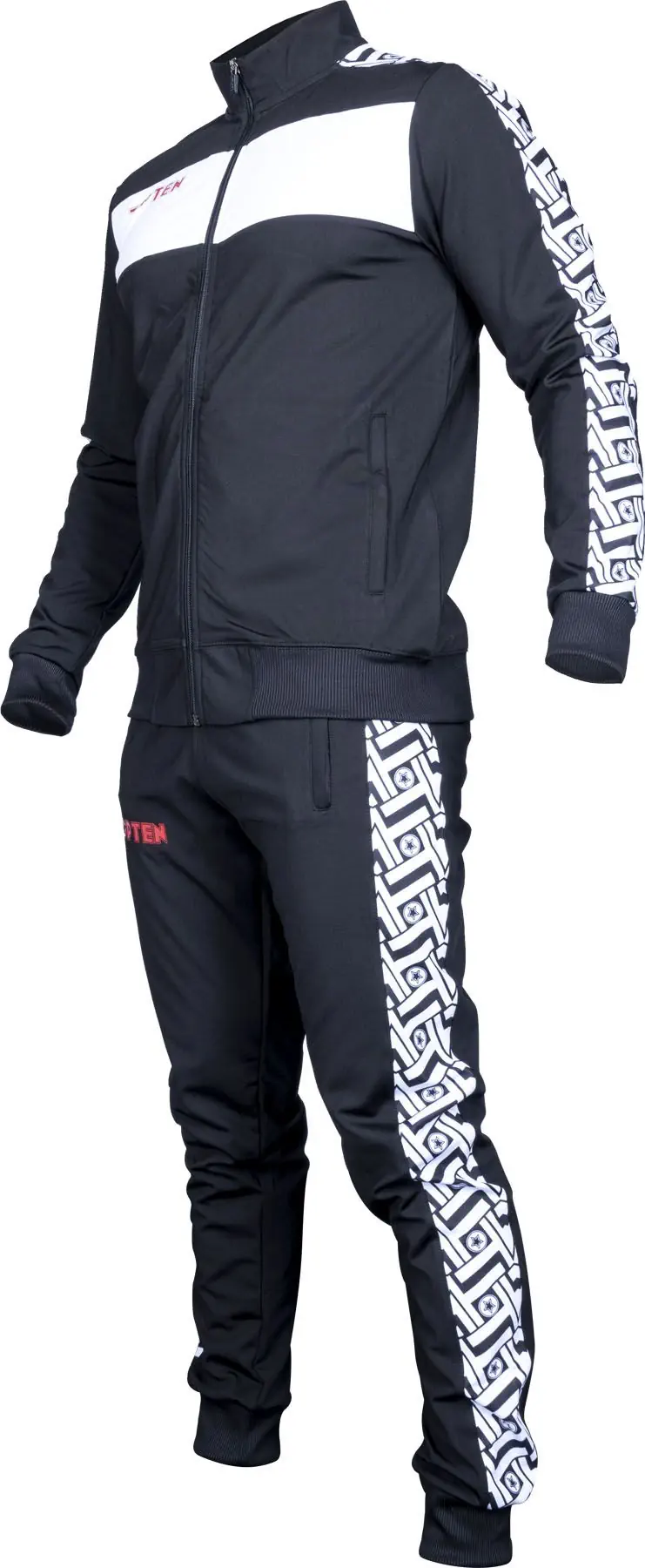 Trening „PRISM“, Top Ten, Negru/Alb, L [2]