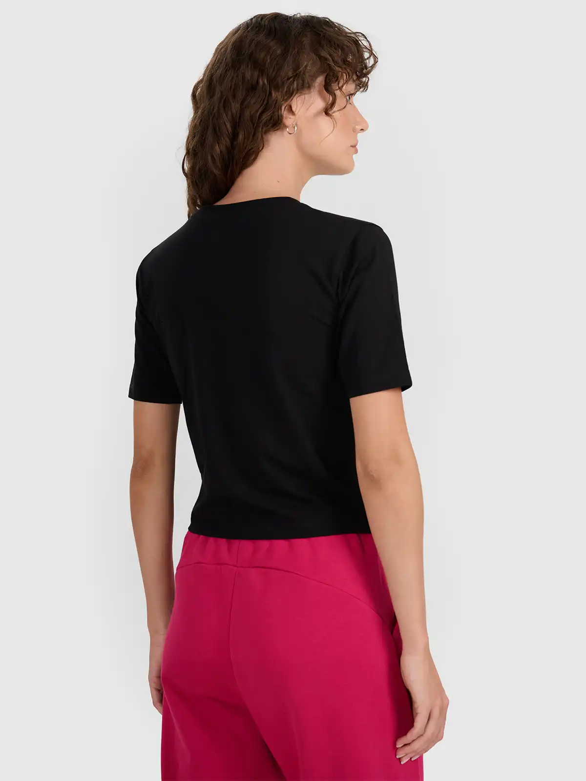 4F Women's T-Shirt, Black, XS [4]