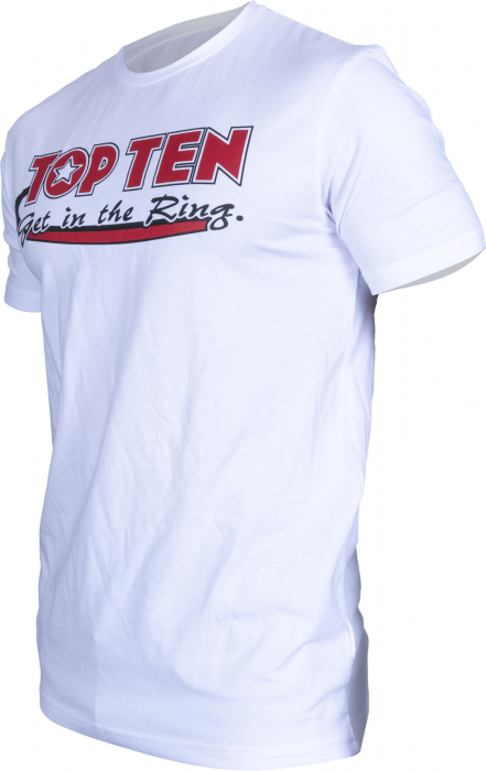 Tricou „Get in the Ring“, Top Ten, Alb, S [3]