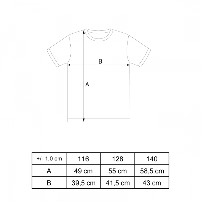 Tricou "Kampfkatzen", Top Ten, Alb, 140 CM [2]
