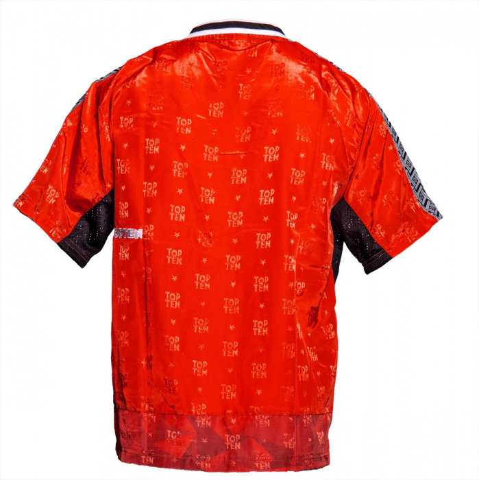 Tricou cu guler in V, "Prism", Top Ten, Rosu, M [2]