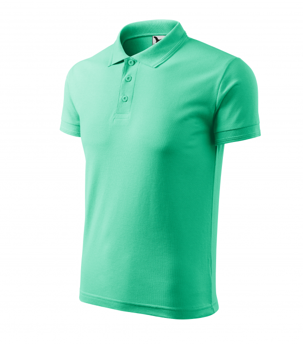 Tricou polo barbati maneca scurta alb , M [72]