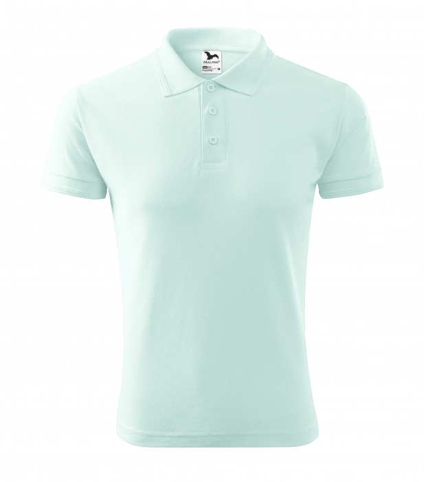Tricou polo barbati maneca scurta alb , M [73]