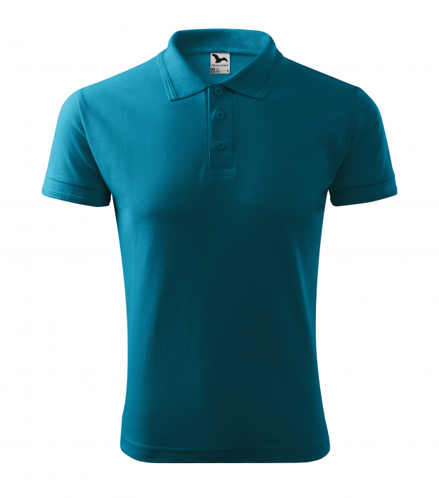 Tricou polo barbati maneca scurta alb , M [64]