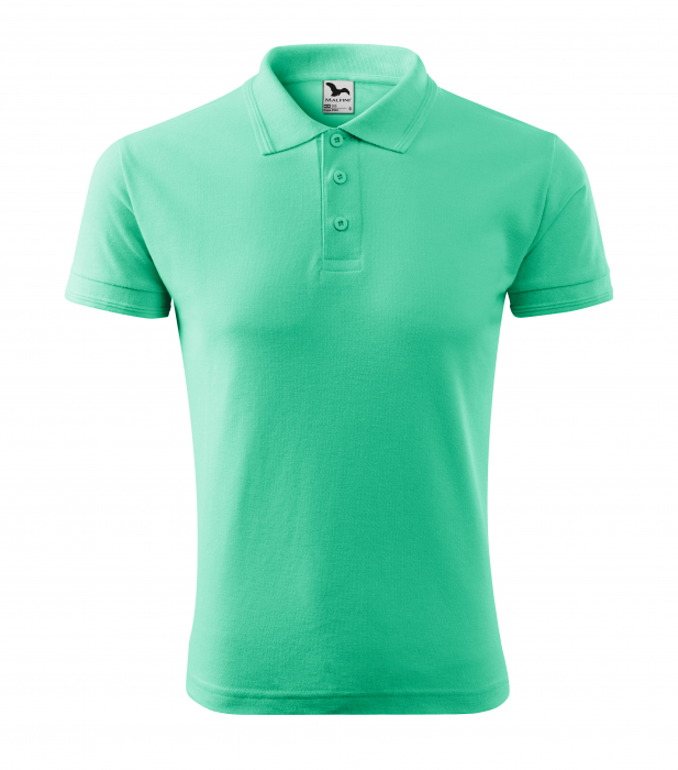 Tricou polo barbati maneca scurta alb , M [70]